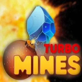 Turbo Mines logo by Turbo Games at Slotsvader CasinoTurbo Mines